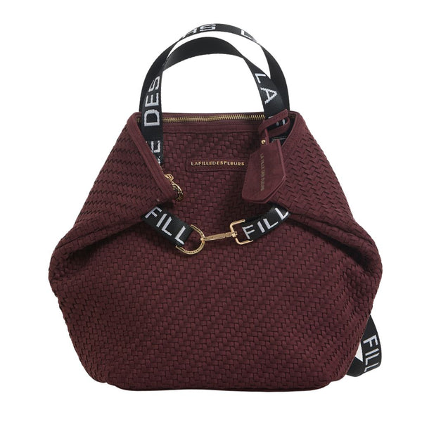 Anita Med Intrecciato Suede Burgundy